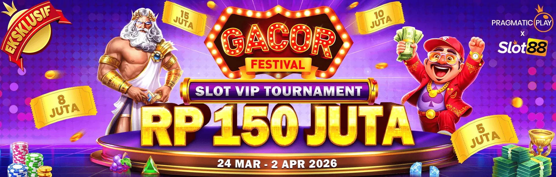 SLOT88 X PP - GACOR FESTIVAL: SLOT VIP TOURNAMENT